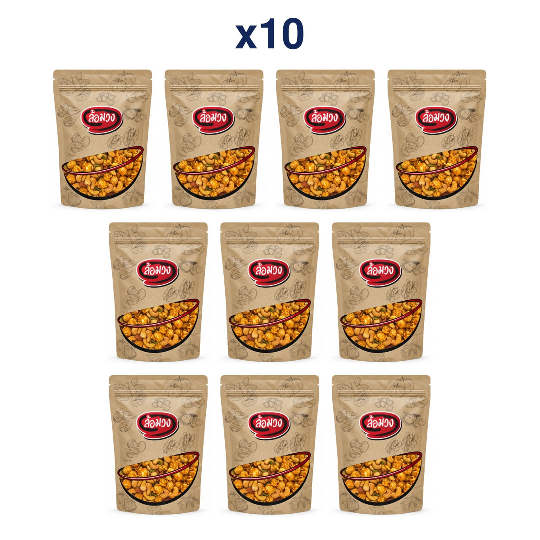 Rom-Wong Caramel Popcorn — Pack of 10 | 150 g / 300 g Each — exact number of retail packs