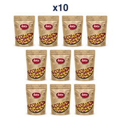 Rom-Wong Raw Shelled Pistachios — Pack of 10 | 500 g Each — exact number of retail packs