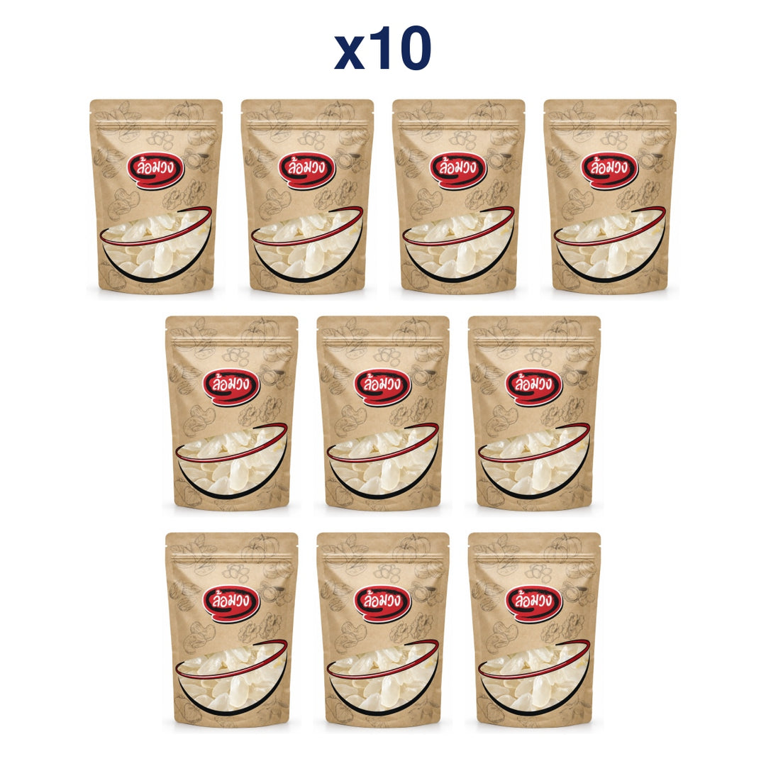 Rom-Wong Sweetened Dried Arenga Palm Fruit — Pack of 10 | 500 g Each — exact retail pack quantity