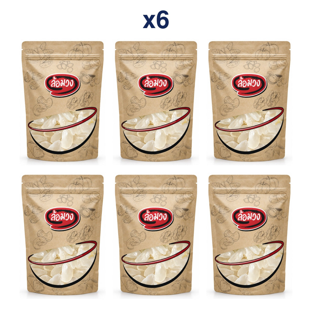 Rom-Wong Sweetened Dried Arenga Palm Fruit — Pack of 6 | 500 g Each — exact retail pack quantity