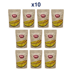 Rom-Wong Dried Pineapple — Pack of 10 | 100 g Each — retail pack quantity