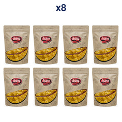 Rom-Wong Diced Dried Ginger — Pack of 8 | 100 g Each — retail pack quantity
