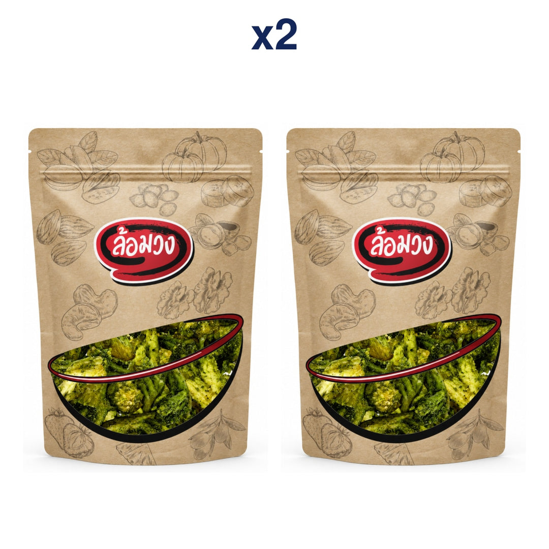 Rom-Wong Crispy Broccoli — Pack of 2 | 50 g / 150 g Each — exact number of retail packs