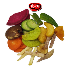 Rom-Wong Nine-Ingredient Crispy Vegetable and Fruit Mix — Pack of 10 | 100 g Each — serving or preparation suggestion