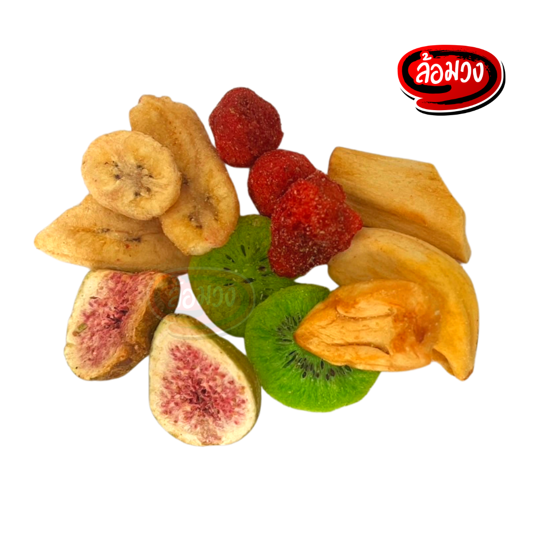 Rom-Wong Mixed Crispy Fruit — Pack of 10 | 50 g / 150 g Each — serving or preparation suggestion