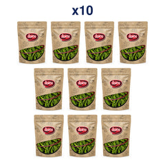 Rom-Wong Crispy Long Beans — Pack of 10 | 50 g / 150 g Each — exact number of retail packs