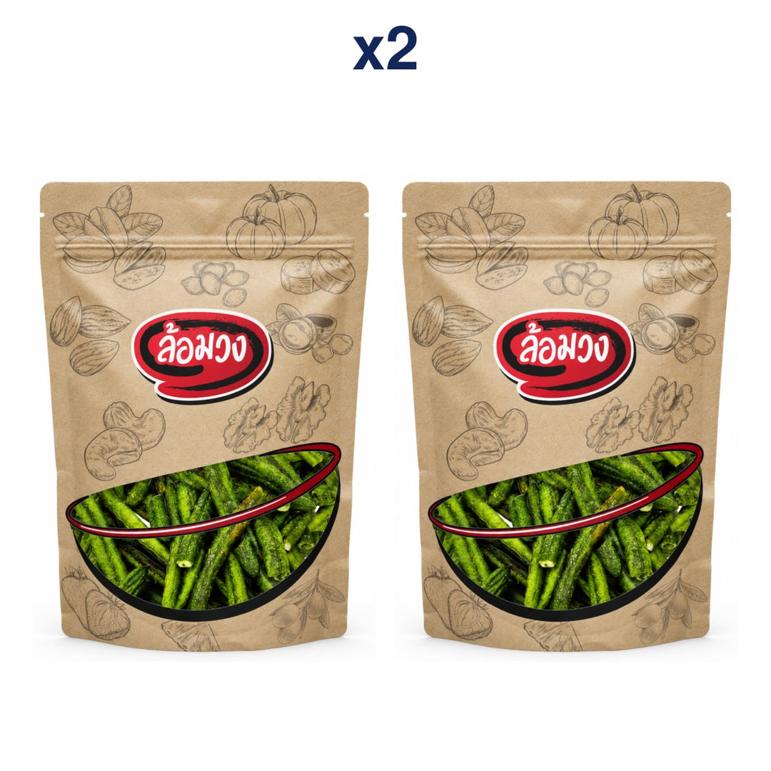 Rom-Wong Crispy Long Beans — Pack of 2 | 50 g / 150 g Each — exact number of retail packs