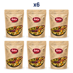 Rom-Wong Nine-Ingredient Nut, Seed and Dried Fruit Mix — Pack of 6 | 100 g Each — retail pack quantity