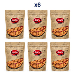 Rom-Wong Raw Almonds — Pack of 6 | 500 g Each — exact retail pack quantity