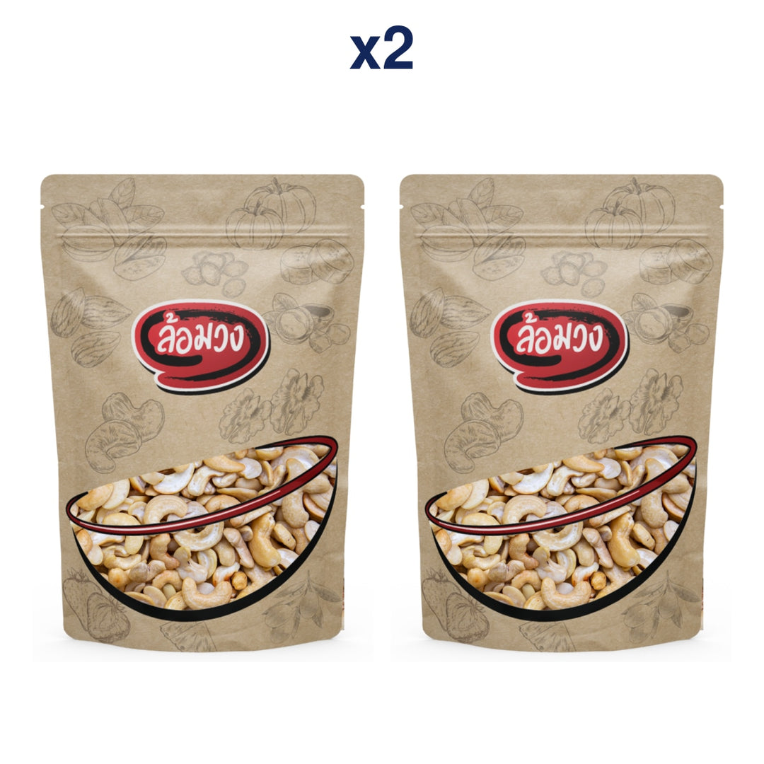 Rom-Wong Fried Split Cashews — Pack of 2 | 100 g / 500 g / 1 kg Each — retail pack quantity