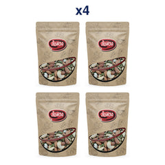 Rom-Wong Four-Ingredient Roasted Nut and Seed Mix — Pack of 4 | 100 g / 500 g Each — retail pack quantity