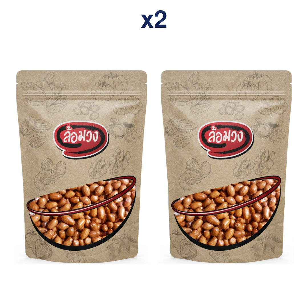 Rom-Wong Salted Fried Peanuts — Pack of 2 | 100 g / 500 g Each — retail pack quantity