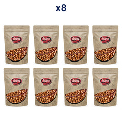 Rom-Wong Salted Fried Peanuts — Pack of 8 | 100 g Each — retail pack quantity