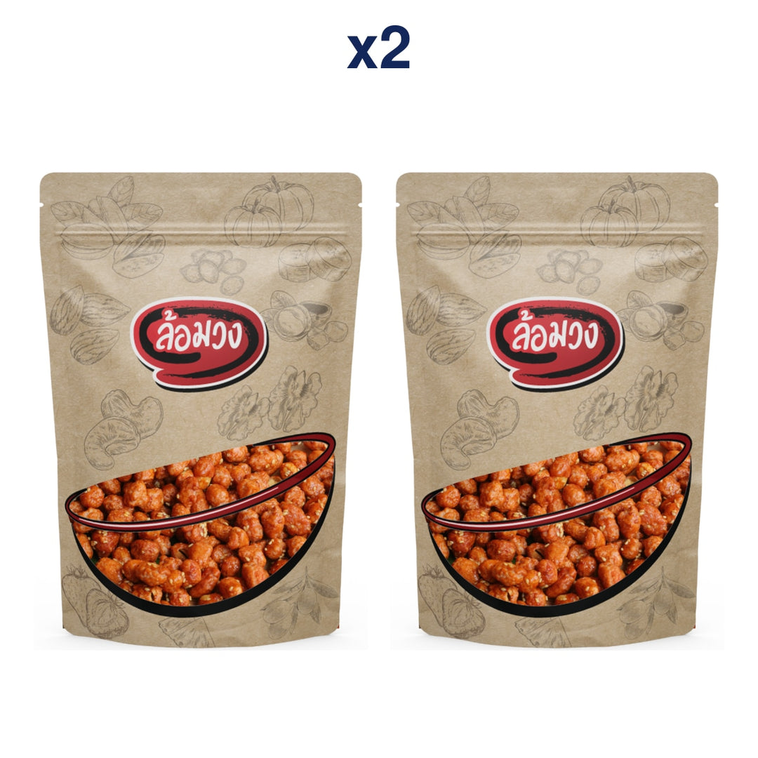 Rom-Wong Candied Crispy Peanuts — Pack of 2 | 500 g Each — retail pack quantity