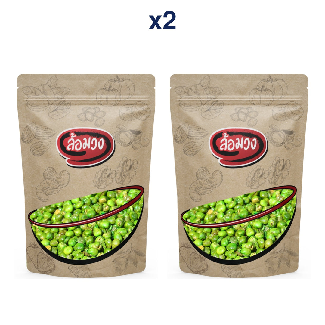 Rom-Wong Salted Fried Green Peas — Pack of 2 | 100 g / 500 g Each — retail pack quantity