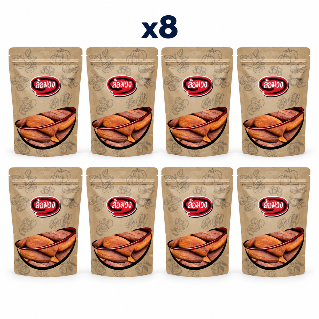Rom-Wong Sun-Dried Banana — 8 sealed retail pouches