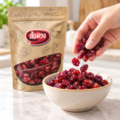 Rom-Wong Dried Cranberries serving suggestion