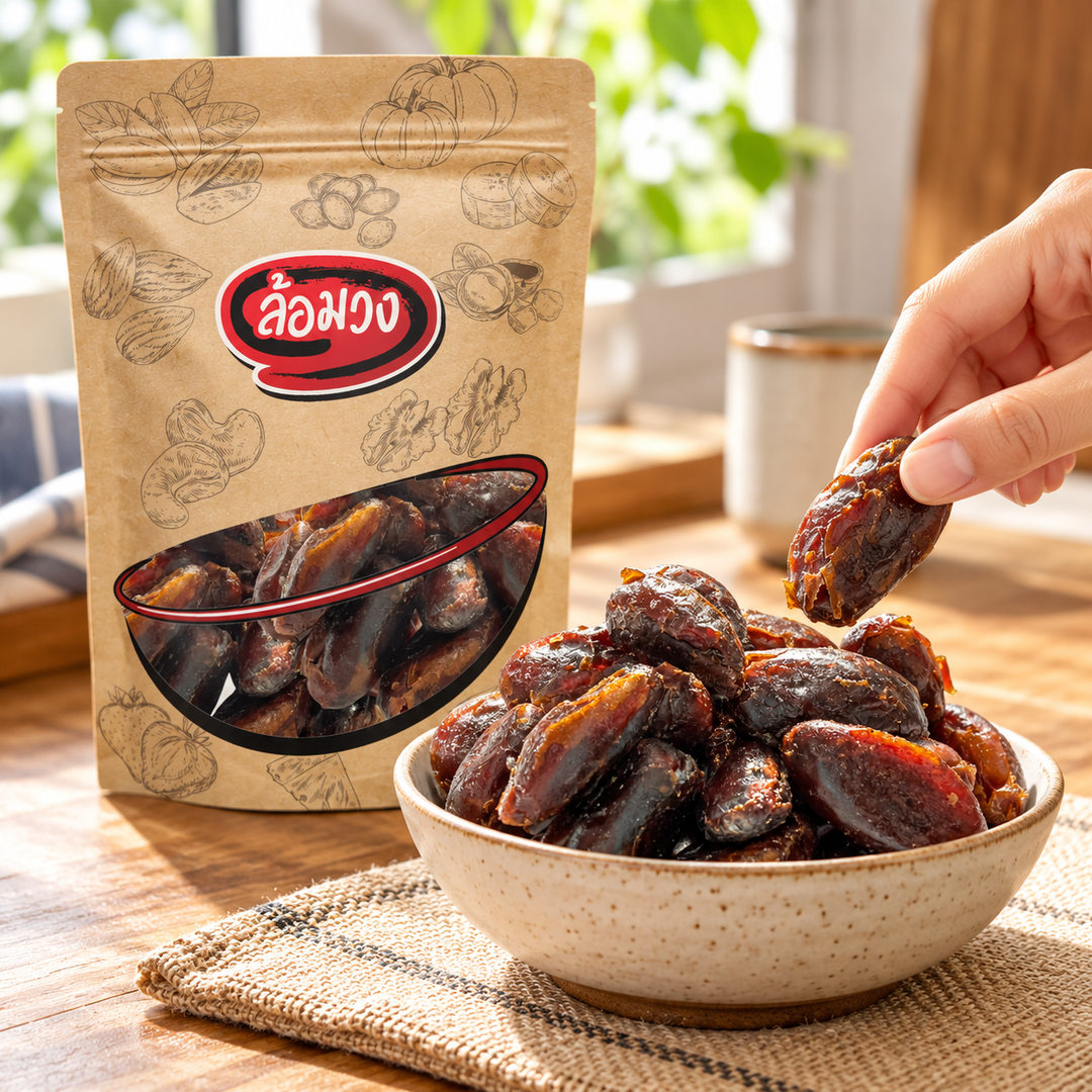Rom-Wong Sayer Pitted Dates serving suggestion