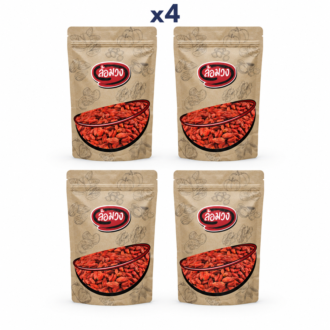 Rom-Wong Dried Goji Berries pack of 4