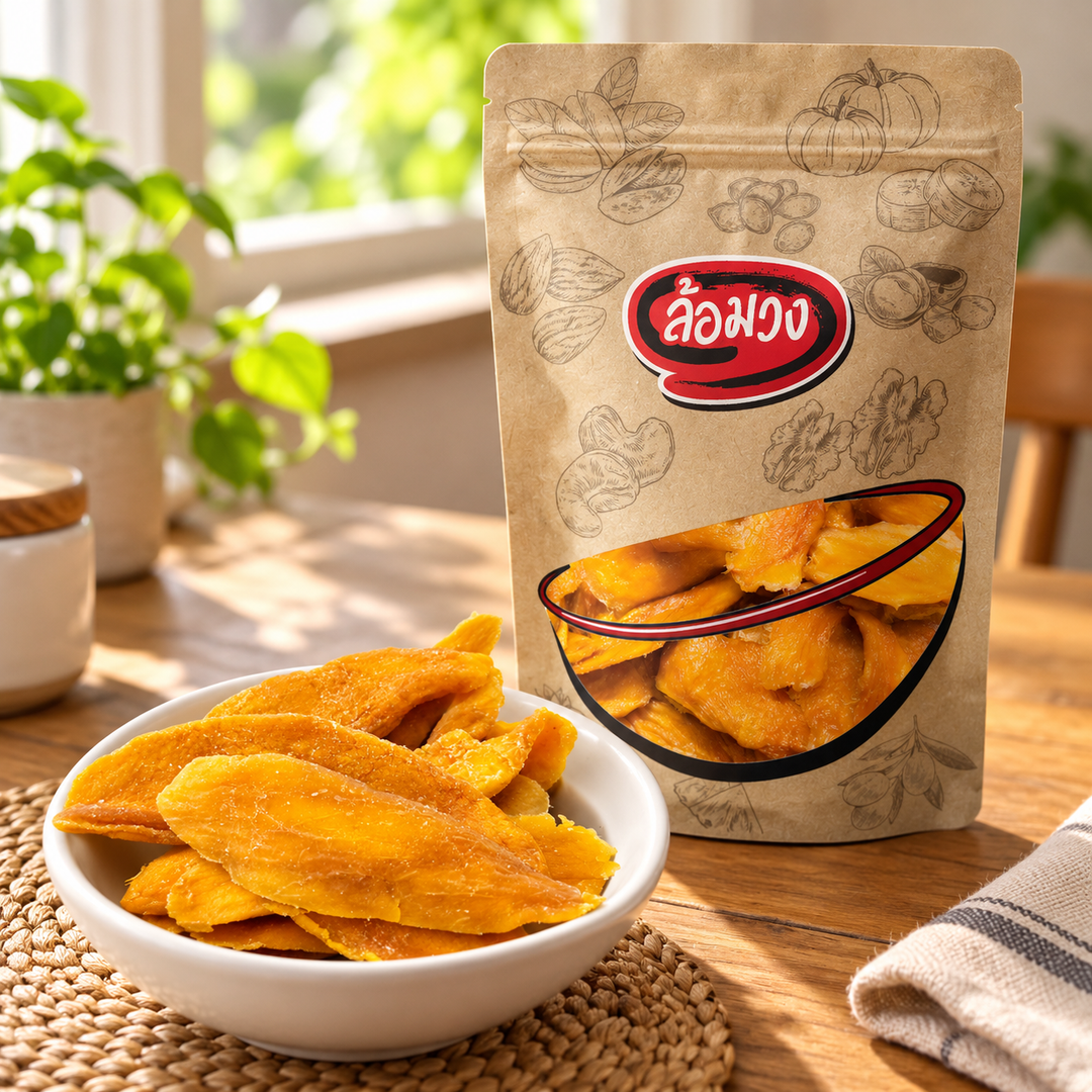 Rom-Wong Dried Mango serving suggestion
