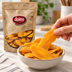 Rom-Wong Dried Mango serving suggestion