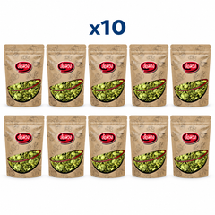 Rom-Wong Plain Roasted Hulled Pumpkin Seeds — 10 sealed retail pouches