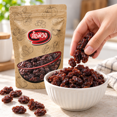 Rom-Wong Dried Black Raisins serving suggestion