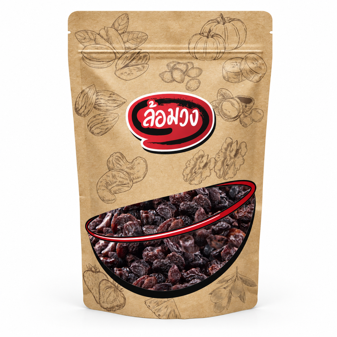Rom-Wong Dried Black Raisins pack of 1
