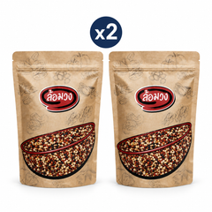 2 closed Rom-Wong retail pouches: Rom-Wong Three-Colour Quinoa — Pack of 2 | 500 g / 1 kg Each