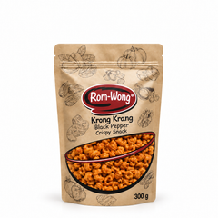 Rom-Wong Krong Krang Black Pepper Crispy Snack 300g × 4