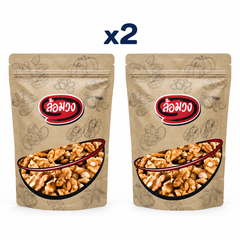 Rom-Wong Plain Roasted Walnuts — 2 sealed retail pouches