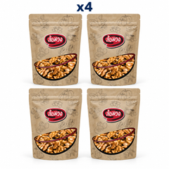 Rom-Wong Plain Roasted Walnuts — 4 sealed retail pouches