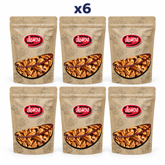 Rom-Wong Plain Roasted Pecans — 6 sealed retail pouches