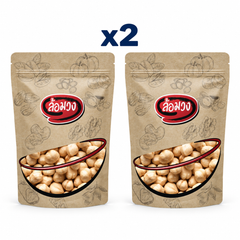 Rom-Wong Plain Roasted Shelled Hazelnuts — 2 sealed retail pouches