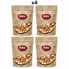 Rom-Wong Plain Roasted Shelled Hazelnuts — 4 sealed retail pouches