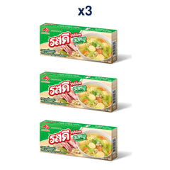 RosDee Pork Bouillon Cubes — Pack of 3 | 120 g Each — exact retail pack quantity