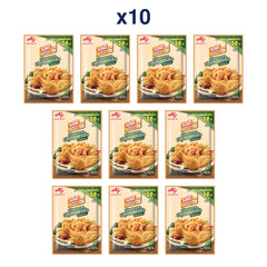 RosDee Menu Crispy Flour, Reduced Oil Absorption & Less Sodium — Pack of 10 | 120 g Each — exact number of retail packs