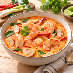 RosDee Menu Creamy Tom Yum Seasoning — Pack of 3 | 60 g Each — serving or preparation suggestion