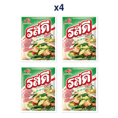 RosDee Pork Flavour Seasoning Powder — Pack of 4 | 400 g Each — exact retail pack quantity