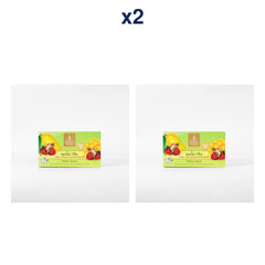 Royal Project Mellow Green Tea – Mango & Strawberry 50 g — 25 Tea Bags × 2 g — Pack of 2 — exact sealed package quantity