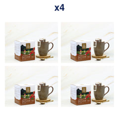 Royal Project Mae La Noi Arabica Drip Coffee – Medium Roast 120 g — Drip Filter Coffee Box — Pack of 4 — exact retail package quantity