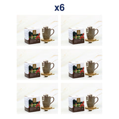 Royal Project Mae La Noi Arabica Drip Coffee – Dark Roast 120 g — Drip Filter Coffee Box — Pack of 6 — exact retail package quantity