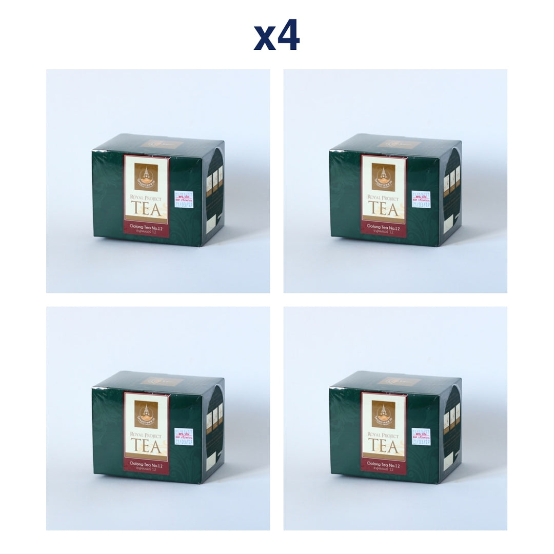 Royal Project Oolong Tea No.12 40 g — 20 Tea Bags × 2 g — Pack of 4 — exact retail package quantity