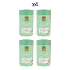 Royal Project Organic Angkhang Green Tea 60 g — Loose Tea Tin — Pack of 4 — exact retail package quantity
