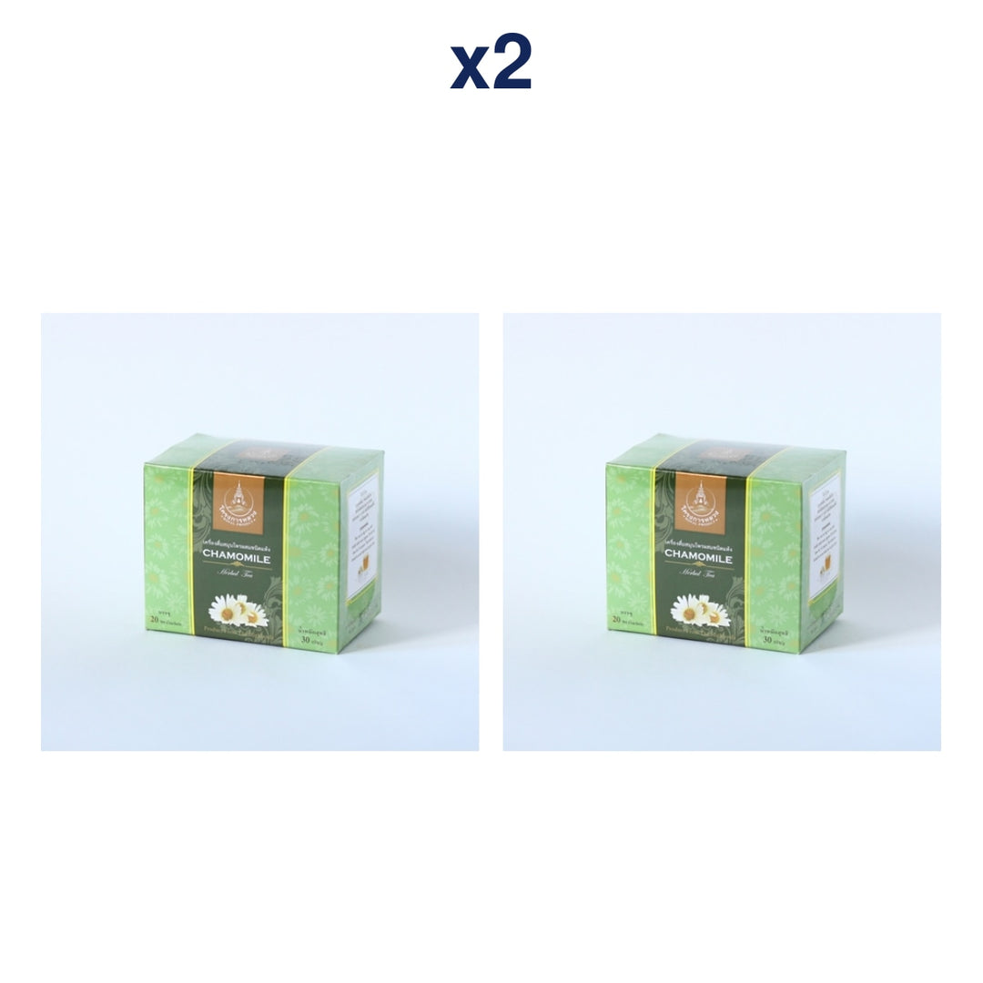 Royal Project Camomile & Lemon Thyme Herbal Tea 30 g — 20 Tea Bags × 1.5 g — Pack of 2 — exact retail package quantity