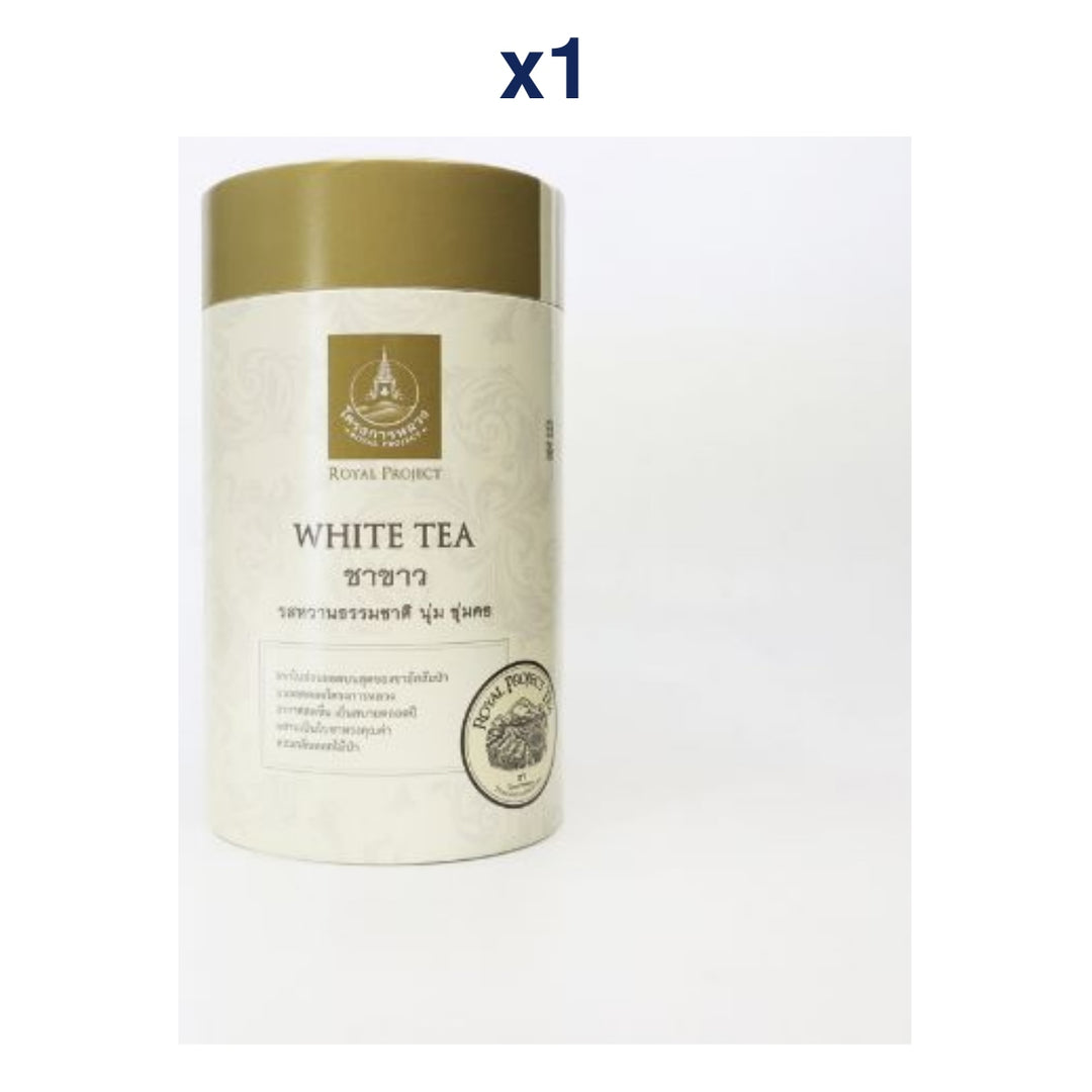 Royal Project White Tea 60 g — Loose Tea Tin — exact retail package quantity