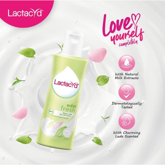 Lactacyd Odor Fresh Feminine Wash – 150ml x 2 | Intimate Hygiene with 24H Odor Protection
