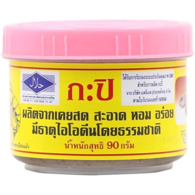 Authentic Thai Shrimp Paste 90g – Pack of 12 | Premium Fermented Kapi from Thailand