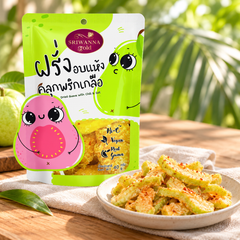 Sriwanna Gold Dried Guava with Chili & Salt 40 g — lifestyle view 1, serving or routine illustration
