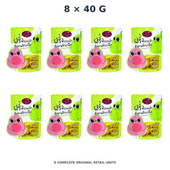 Sriwanna Gold Dried Guava with Chili & Salt – 8 × 40 g — exact quantity shown on white background